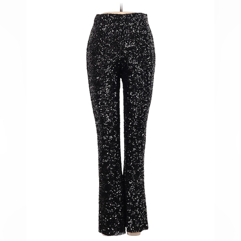 NWT Zara Black Sequin Pants - S